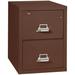 FireKing Fireproof 2-Drawer Vertical File Cabinet Metal/Steel in Brown | 27.75 H x 17.75 W x 31.5625 D in | Wayfair 2-1831-C (brown) (w/ E-Lock)