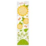 Harriet Bee Tuttle Sunflower Personalized Growth Chart Canvas in Green/Yellow | 39 H x 10 W in | Wayfair 281B9414B542499AAA8E1E72100858D6