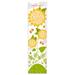 Harriet Bee Tuttle Sunflower Personalized Growth Chart Canvas in Green/Yellow | 39 H x 10 W in | Wayfair 281B9414B542499AAA8E1E72100858D6