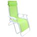 Arlmont & Co. 70" x 21" Zero Gravity Outdoor Lounge Chair Recliner w/ Headrest Pillow Metal in Green | 43.3 H x 25.6 W x 35.4 D in | Wayfair