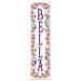 Harriet Bee Trejo Floral Explosion Personalized Growth Chart Canvas in Indigo | 39 H x 10 W in | Wayfair 94F1E22B3BFB4919BF627D9B20773700