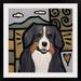 Harriet Bee Dunadry Bernese Mountain Dog Pop Art by Eric Waugh - Graphic Art Print in Brown | 38 H x 38 W x 1 D in | Wayfair