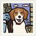 Harriet Bee 'Beagle Pop Art' by Dunadry Graphic Art Print in Brown | 38 H x 38 W x 1 D in | Wayfair B18D38A10B524EF3A1965E09A670ACF7