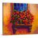 Fleur De Lis Living Yokum Window Box' Framed Painting Print Canvas/Metal | 40 H x 48 W x 0.75 D in | Wayfair 1B5B0455DB7744E0BA40824E27034E14