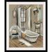 French Bath II' by Silvia Vassileva Painting Print Metal in Brown Laurel Foundry Modern Farmhouse® | 38 H x 32 W x 1 D in | Wayfair