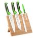 Millenia Mercer Cutlery Millennia 5 Piece Knife Set High Carbon Stainless Steel in Green | 8.5 H x 9.5 W x 0.75 D in | Wayfair M21981GR