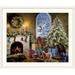 The Holiday Aisle® 'Christmas Art Not A Creature Was Stirring by Nicky Boehme Painting Print | 24 H x 28 W x 1 D in | Wayfair