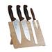 Mercer Cutlery 5 Piece Knife Set High Carbon Stainless Steel in Brown | 8.5 H x 9.5 W x 0.75 D in | Wayfair M21980BR