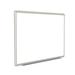 Ghent Magnetic Porcelain Whiteboard w/ DecoAurora Aluminum Frame Porcelain/Metal in Gray | 48 H x 120 W x 1 D in | Wayfair DFMLM410