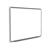 Ghent Magnetic Porcelain board w/ DecoAurora Aluminum Frame Porcelain/Metal in White | 36 H x 48 W x 1 D in | Wayfair DFMBK34