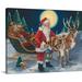 The Holiday Aisle® Thuc 'Santa w/ Lantern' by Susan Comish Painting Print | 16 H x 20 W x 1.5 D in | Wayfair 9E06F70E2D314952BD43897F1F4B334D