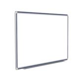 Ghent Magnetic Porcelain Whiteboard w/ DecoAurora Aluminum Frame Porcelain/Metal in Gray | 48 H x 72 W x 1 D in | Wayfair DFMNV46