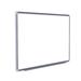Ghent Magnetic Porcelain Whiteboard w/ DecoAurora Aluminum Frame Porcelain/Metal in Gray | 48 H x 72 W x 1 D in | Wayfair DFMNV46