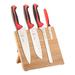 Millenia Mercer Cutlery Millennia 5 Piece Knife Set High Carbon Stainless Steel in Red | 8.5 H x 9.5 W x 0.75 D in | Wayfair M21981RD