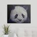Bungalow Rose Driton Baby Panda' by Michael Creese Painting Print in Black/Green/White | 11 H x 14 W x 1.5 D in | Wayfair
