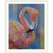 Bay Isle Home™ Wireman Flamingo' by Michael Creese Painting Print Metal in Brown | 38 H x 32 W x 1 D in | Wayfair 216FC5E08B65404FB15B0E3F56514BA1