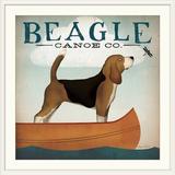 Great Big Canvas 'Beagle Canoe Co' by Ryan Fowler Vintage Advertisement | 24 H x 24 W x 1 D in | Wayfair 2036727_21_16x16