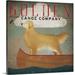 Great Big Canvas 'Golden Dog Canoe Co' by Ryan Fowler Vintage Advertisement in Black | 35 H x 35 W x 1.5 D in | Wayfair 1395570_1_35x35