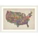 Ebern Designs Francy 'United States Cities Map' by Abarca Textual Art Metal | 24 H x 32 W x 1 D in | Wayfair CAAF93CD755C4677BE9E89C1245A9336