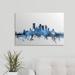 Ebern Designs 'Pittsburgh Pennsylvania Skyline' by Francy Graphic Art Print Metal | 40 H x 60 W x 1.5 D in | Wayfair