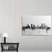 Ebern Designs 'Denver Colorado Skyline' by Michael Tompsett Graphic Art Print | 8 H x 12 W x 1.5 D in | Wayfair 8E5CB101F2164AC5B5899C6F3C77334D