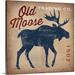 Millwood Pines 'Old Moose Trading Co.Tan' by Ryan Fowler Vintage Advertisement | 10 H x 10 W x 1.5 D in | Wayfair 9DDEF09D140F4312983EFC062399C1AB