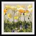 August Grove® Circular Plum 'Poppies & Pansies II' by Shirley Novak Painting Print | 20 H x 20 W x 1 D in | Wayfair