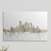 Ebern Designs Francy Pittsburgh Pennsylvania Skyline Sheet Music Cityscape - Print in White | 24 H x 36 W x 1.5 D in | Wayfair