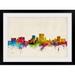 Ebern Designs 'El Paso, Texas Skyline' by Francy Graphic Art Print in Brown | 28 H x 38 W x 1 D in | Wayfair 362D593B4C9E424A92A3BFC78FE2655D