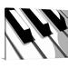 Great Big Canvas 'Piano Keyboard' by Michael Tompsett Graphic Art Print in Black/White | 18 H x 24 W x 1.5 D in | Wayfair 1018939_1_24x18