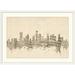 Ebern Designs Francy Houston Texas Skyline Sheet Music Cityscape' by Michael Tompsett Graphic Art Print | 20 H x 32 W x 1 D in | Wayfair