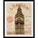 Williston Forge 'Letter from London' Graphic Art Print Metal | 32 H x 27 W x 1 D in | Wayfair A1367366A448467296844F00C80A22A2