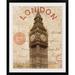 Williston Forge 'Letter from London' Graphic Art Print Metal | 32 H x 27 W x 1 D in | Wayfair A1367366A448467296844F00C80A22A2