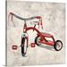 Harriet Bee Chandley My First Set of Wheels by Clayton Rabo - Print on Canvas in Black | 35 H x 35 W x 1.5 D in | Wayfair