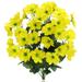 August Grove® 18 Stems Faux Full Blooming Wildflower Bush Mixed Floral Arrangement in Yellow | 24 H x 13 W x 8 D in | Wayfair