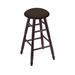 Holland Bar Stool Swivel 24" Counter Stool Wood/Upholstered/Leather in Red/Black | 24 H in | Wayfair RC24MTDC025