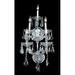 Willa Arlo™ Interiors Stockard 5 - Light Dimmable Candle Wall Light, Crystal in Gray | 25 H x 12 W x 12 D in | Wayfair HOHM6749 41385896