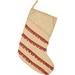The Holiday Aisle® Revelry Jacquard Stocking in Brown/Red/Yellow | 15 H x 11 W in | Wayfair HLDY6924 34761227