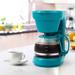 Holstein Housewares 5-Cup Coffee Maker Plastic in Blue | 9.8 H x 9.2 W x 7.2 D in | Wayfair HH-0914701E