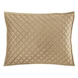 Charlton Home® Northumberland Solid Velvet Diamond Quilted Modern Contemporary 2 Piece Pillow Sham Set Polyester | 34 H x 21 W in | Wayfair