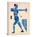 iCanvas 'Archer' by Theo van Doesburg Graphic Art on Canvas in Blue | 90 H x 60 W x 1.5 D in | Wayfair 14244-1PC6-26x18