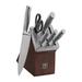 Henckels Modernist 7-piece Self-Sharpening Block Set Stainless Steel in Brown/Gray | 11.5 H x 15 W x 5 D in | Wayfair 17503-007