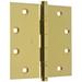 idh by St. Simons 3.06" H x 4.5" W Butt/Ball Bearing Pair Door Hinge, Wood in Yellow | 4.5 H x 4.5 W x 0.134 D in | Wayfair 86001-003