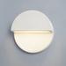 Wade Logan® Caeli 1 - Light LED Dimmable Wall Sconce Ceramic in White/Brown | 8 H x 8 W x 3.25 D in | Wayfair 4B1314C083764D25BED138AA366279C8