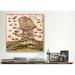 iCanvas Maps & Charts Prints Theatrum Orbis Terrarum (1420) Graphic Art on Canvas in & Beige Canvas in Green | 18 H x 18 W x 0.75 D in | Wayfair