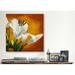 iCanvas "White Tulip" by Pablo Esteban Painting Print on Canvas in Green/Orange | 12 H x 12 W x 1.5 D in | Wayfair 9083-1PC6-12x12