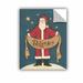 The Holiday Aisle® Anne Tavoletti Vintage Saint Nick Wall Decal Metal in Blue/Green/Red | 32 H x 24 W in | Wayfair B640261AA6974CC78058D3EDAF357E9B