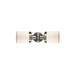 Breakwater Bay Rothermel 2-Light Armed Sconce Glass/Metal in Gray/Brown | 5 H x 18.5 W x 7.875 D in | Wayfair AD23BCD823EF491E9427BB9BC55F01E8