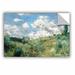 Charlton Home® Pierre Renoir The Gust Of Wind, 1872 Removable Wall Decal Metal in Blue/Green | 32 H x 48 W in | Wayfair