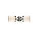 Breakwater Bay Rothermel 2-Light Armed Sconce Glass/Metal in Gray/Brown | 5 H x 18.5 W x 7.875 D in | Wayfair 51A7A0A983CE4574953FC4785C8D74EE